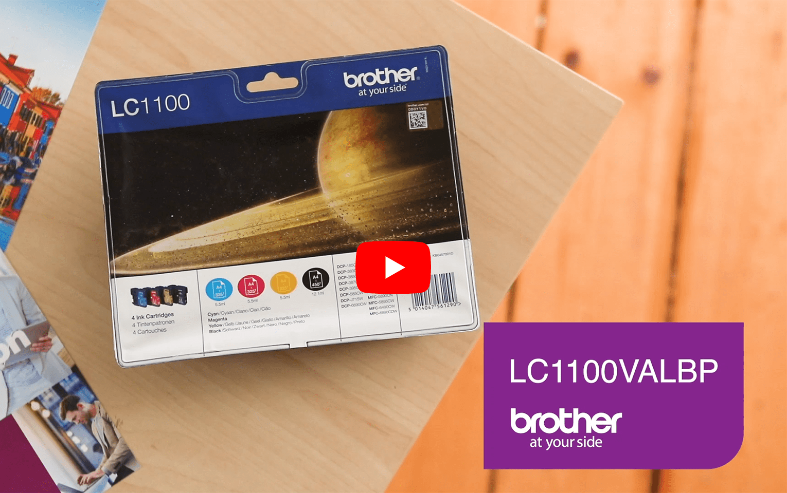 Original Brother LC-1100 Value Pack 5